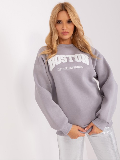 Šviesiai pilkas BOSTON džemperis-EM-BL-617-8.10