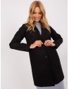 Juodas elegantiškas moteriškas paltas-D62720N43371AEN