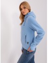 Mėlynas jaukus klasikinis džemperis-D20005M02627A3