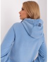 Mėlynas jaukus klasikinis džemperis-D20005M02627A3