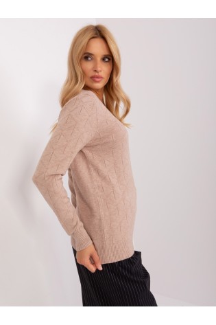 Klasikinis moteriškas megztinis-AT-SW-232901.25X