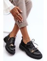 Juodi stilingi moteriški batai su išskirtiniu akcentu-MR870-80 BLACK