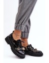 Juodi stilingi moteriški batai su išskirtiniu akcentu-MR870-81 BLACK