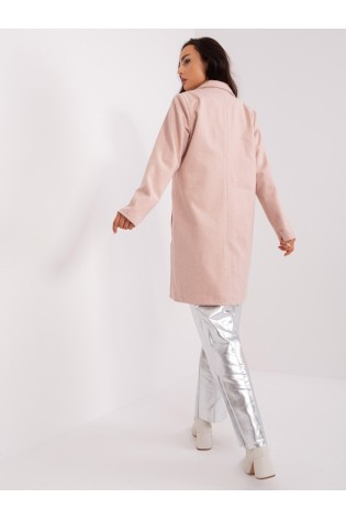 Rožinis moteriškas elegantiškas paltas-D62720N43371AEN