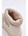 Aukštos kokybės žieminiai kreminiai GOE batai-MM2N4081 BEIGE