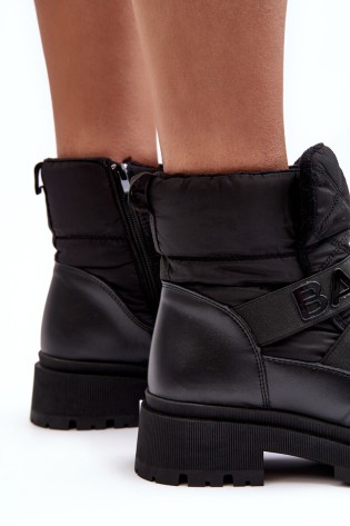 Šilti moteriški juodi žieminiai batai-VL225P BLACK