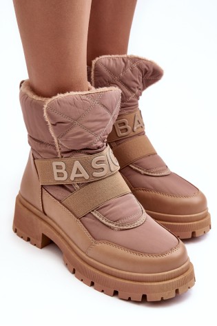 Šilti moteriški rudi žieminiai batai-VL225P KHAKI