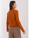 Rudas moteriškas megztinis-AT-SW-2235.00P