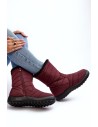 Šilti patogūs moteriški žieminiai batai-20SN26-3044 BURGUNDY