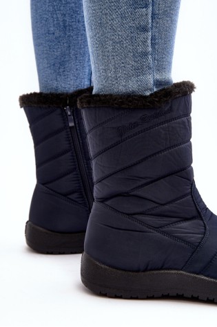 Šilti patogūs moteriški žieminiai batai-20SN26-3044 NAVY