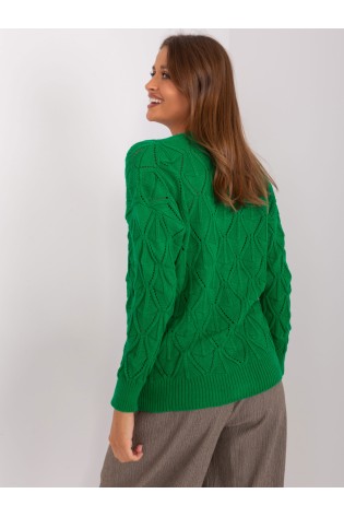Žalias raštuotas megztinis-BA-SW-8035-1.92P