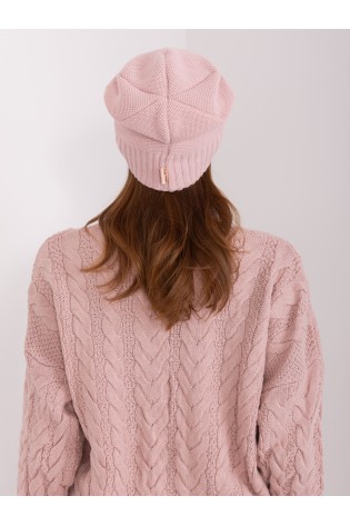 Šviesiai rožinė kepurė su perliukais-JK-CZ-13-1.20