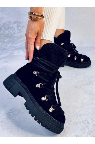 Šilti žieminiai sniego batai moterims SHEA BLACK-KB 36082
