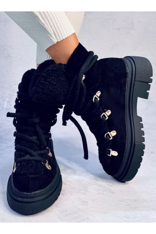 Šilti žieminiai sniego batai moterims SHEA BLACK-KB 36082