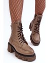 Natūralios odos rudi suvarstomi auliniai batai-60377 V.FANGO+CN