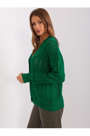 Žalias susagstomas megztinis-BA-SW-8022-1.83P