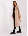 Smėlio spalvos klasikinis elegantiškas paltas-TW-PL-BI-5312-1.31