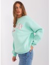 Šviesios mėtinės spalvos sportinis džemperis-EM-BL-617-14.09