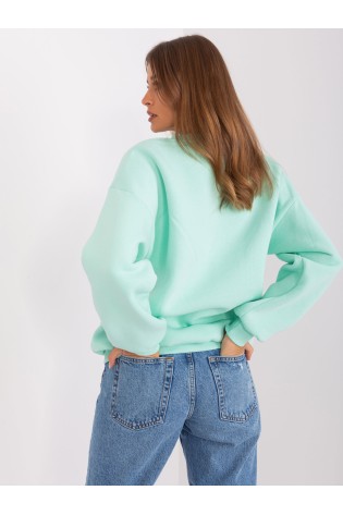 Šviesios mėtinės spalvos sportinis džemperis-EM-BL-617-14.09