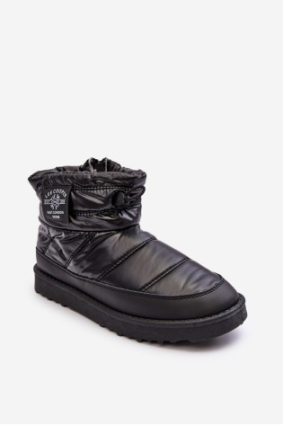 Šilti patogūs juodi žieminiai batai-LCJ-23-44-1967L BLACK
