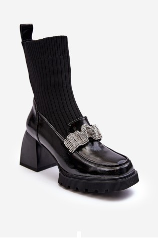 Kojinės tipo madingi aukštos kokybės batai-MR870-41 BLACK