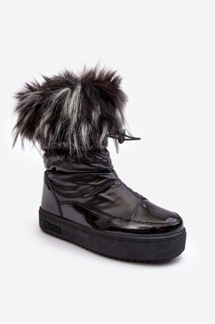 Juodi šilti sniego batai-MM274379 BLACK