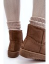 Šilti patogūs rudi žieminiai batai BIG STAR-MM274161 BRĄZ