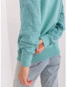 Raštuotas moteriškas megztinis-AT-SW-2231A.00P