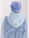 Šilta mėlyna moteriška kepurė-AT-CZ-2325.86