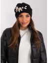 Žieminė moteriška kepurė su siuvinėtomis gėlėmis-AT-CZ-2329-1.85
