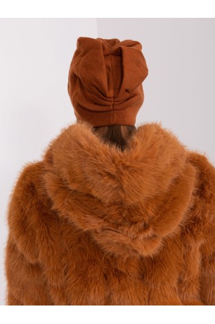 Ruda moteriška žieminė kepurė-AT-CZ-23250.61P