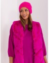 Ryški rožinė moteriška žieminė kepurė-AT-CZ-2325.96
