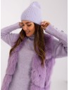 Violetinė moteriška žieminė kepurė-AT-CZ-2328.11P