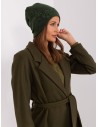 Tamsiai žalia moteriška kepurė-AT-CZ-2329.76