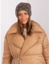 Khaki moteriška žieminė kepurė-AT-CZ-2325.86