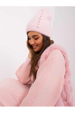 Rožinė žieminė kepurė moterims-AT-CZ-2328.38P