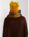Geltona moteriška žieminė kepurė-AT-CZ-23250.61P