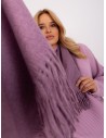 Šiltas moteriškas violetinis šalikas-AT-SZ-23185.93P