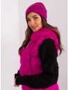 Rožinė moteriška žieminė kepurė-AT-CZ-2325.86