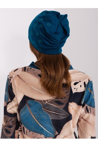 Šilta moteriška žieminė kepurė su blizgučiais-AT-CZ-2325.86