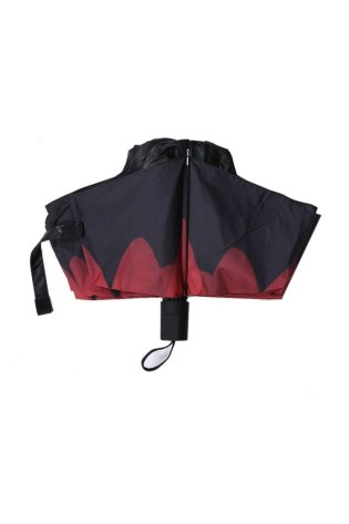 Klasikinis juodas skėtis su spalvingu vidumi PAR01WZ11-PAR01WZ11