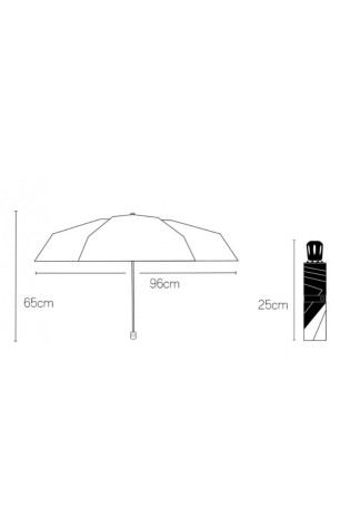 Elegantiškas kompaktiškas skėtis PAR12CZ-PAR12CZ