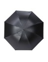 Klasikinis juodas skėtis su nuostabiais gėlių raštais viduje PAR01WZ5-PAR01WZ5
