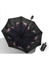 Klasikinis juodas skėtis su flamingais viduje PAR01WZ14-PAR01WZ14