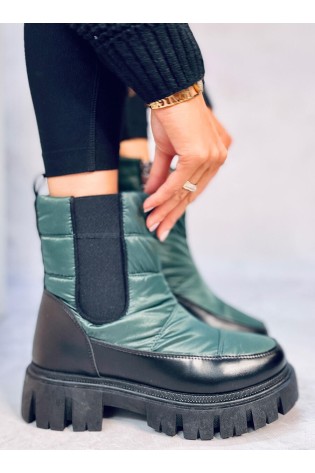 Šilti moteriški žieminiai batai MILAN GREEN-KB BL329P