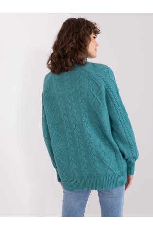 Jaukus pynių rašto megztinis-AT-SW-2355-2.12P