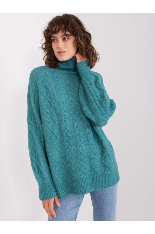 Jaukus pynių rašto megztinis-AT-SW-2355-2.12P