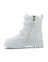 Šilti balti sniego batai užsegami lipdukais-JH-1W