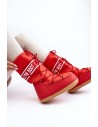 Komfortiški šilti raudoni sniego batai-NB618 RED
