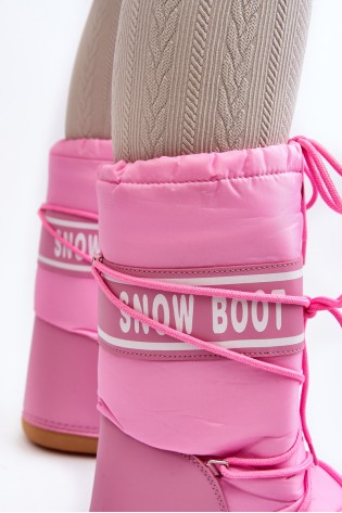 Šilti žieminiai sniego batai-NB618 PINK